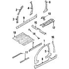 0k30a-53650b Kia Genuine Oem Crossmember