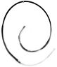 18p2611 Acdelco Professional Durastop Parking Brake Cable Rear Right Pro