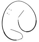 18p969 Parking Pro Brake Cable Durastop Acdelco Rear