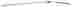 W-278 1967-1969 Camaro 69-75 Nova Oe Rear Park Brake Cable