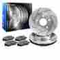2-ds-kit-8099642390 R1 Concepts 1999-2000 Buick Park Avenue 3.8l Rear Drilled Slotted Brake Rotors Ceramic P