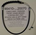 46410-20070 Toyota Corona Rt43 52 And Other Lhd New Front Hand Brake Cable