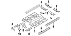 52140aj42a9p Subaru Genuine Oem Crossmember