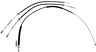 52298 Corvette America Parking Park Brake Cable Front Rear 686420067467