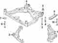 54400-3ja1c 544003ja1c Nissan Genuine Oem Susp Crossmember