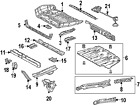 5760708061 Toyota Crossmember Oem Genuine