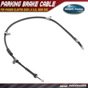 597702d350 Rear Passenger Rh Parking Brake Cable For Hyundai Elantra 2005 L4 2.0l Disc