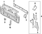5n0813309 Volkswagen Genuine Crossmember Oem
