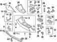 5n0-927-225-a 5n0927225axsj Xsj Volkswagen Genuine Oem Prk Brake Switch