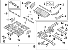 65821a9000 65821 A9000 Kia Genuine Oem Crossmember