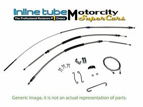 Bsg6801-ebm12 68-69 Pontiac A-body Emergency E Park Parking Brake Cable Set Kit Turbo T350 Oe