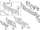 84410-1m000 Kia Genuine Oem Crossmember