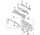 84410-3e510 Kia Genuine Oem Crossmember