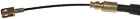 C660503 98-00 Fits Volvo Cable Parking Dorman Brake Rear-left V70