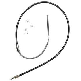 18p162 Acdelco Parking Brake Cable Front 56.10 Inch Fixed Wire Stop End Steel