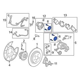 43012tbaa01 Acura Oe For Rdx 2019-2025 Parking Brake Actuator O-ring