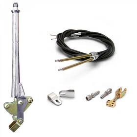 334201 American Shifter Company 16 Transmission Mount E-brake Handle With Cable Kit Ford Clevis