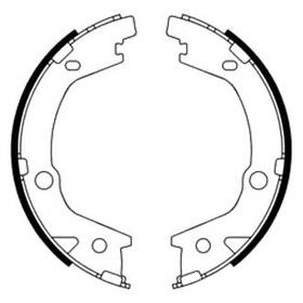 03-0137-3025-2 Ate For Hyundai Sonata 2006-2010 Parking Brake Shoe Set