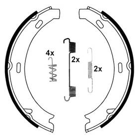 03-0137-4013-2 Ate For Chrysler Crossfire 04-08 Parking Brake Shoe Fpm Fluoride Rubber/acm 03-0137-4013-2 Ate For Chrysler Crossfire 04-08 Parking Brake Shoe Fpm Fluoride Rubber/acm