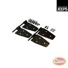 488641 Black Door Crown Hinges