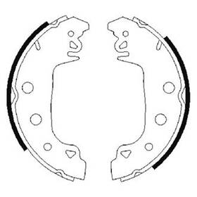 Bosch Bs796 For Toyota Corolla 2005-2009 Blue Parking Brake Shoes