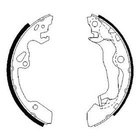Bs807 Bosch For Jeep Grand Cherokee 1999-2004 Blue Rear Parking Brake Shoes