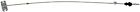 C94430 Parking Brake Cable Front Dorman Fits Mazda