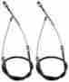 C94597 Dorman 90-92 Camaro Z28 Iroc-z Ta Gta Rear Disc Brake Cable Rh Side Lh Set 2