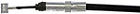 C660841 Cable Brake Left Dorman Rear