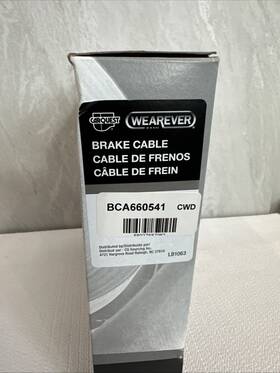 Bca660541 Carquest Wearever Parking Brake Cable For Toyota Rav4