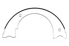 Centric 111.0647 For Hino 268a 2008-2010 111.06470 Premium Driveline Parking Brake Shoes