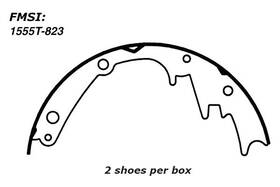 111.08230 Centric 111.0823 For Workhorse P32 99-05 Premium Driveline Parking Brake Shoes