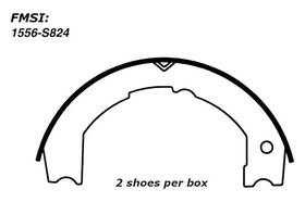 111.08240 Centric 111.0824 For Hino 268a 2008-2010 Premium Rear Parking Brake Shoes
