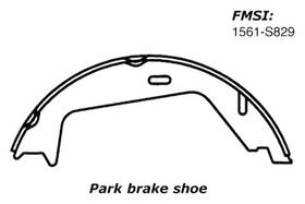 111.0829 Centric For Volvo S60 2001-2009 Premium Rear Parking Brake Shoes