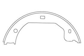 111.0877 Centric For Ford Escape 2005-2008 Premium Rear Parking Brake Shoes