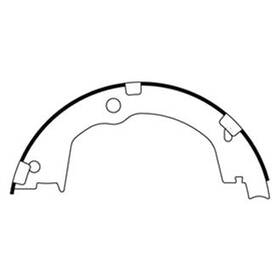 111.0932 Centric For Chevy Equinox 2007-2017 Premium Rear Parking Brake Shoes