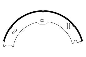 111.0938 Centric For Mercedes-benz Sprinter 2500 10-16 Premium Rear Parking Brake Shoes