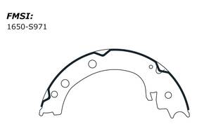 111.0971 Centric For Suzuki Grand Vitara 2009-2017 Premium Rear Parking Brake Shoes