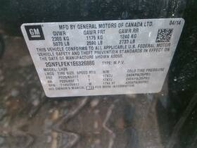 547.gm8l14 Chevrolet Truck Equinox 2014 Emergency Brake Parts 1189134
