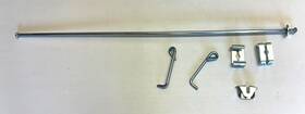 N10306160 Chl 1967-72 Chevy C10 Pickup Emergency Brake Cable Guide 6pc Kit New