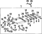 512040c070 Crossmember Oem Toyota Genuine