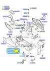 Cv6z-2404-cb Cv6z2404cb Ford Brand New Oem Parking Brake Lever Boot Focus