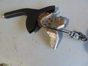 Dodge 05273248 Center Console Emergency E Brake Pull And Release Handle Lever Assembly Oem