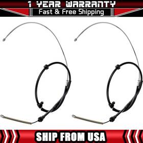 Agat0928szcp8844 Dorman - First Stop Parking Brake Cable Rear For 2009 2010 Chevrolet Cobalt 2pcs