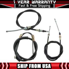Agat0928szcp8848 Dorman - First Stop Parking Brake Cable Front Rear For 1987 1988 Ford Bronco Ii 3pcs