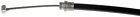 C94711 Dorman Rear 92-94 Brake Parking Cable Fits Mazda Protege Left