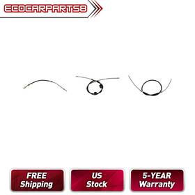 Ecoszfz20250821-730 Ecocarparts8 Dorman Parking Brake Cable Front Rear 3x For Chevrolet Camaro 5.7l 1987-1988