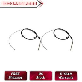 Wheqy20251224-450 Ecocarparts8 Parking Brake Cable Rear Fits 2009 2010 Chevrolet Cobalt 2pcs Dorman