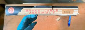 1566 Eis Vintage Nos 1941 International Left Rear Brake Cable 94 In 41 Conduit