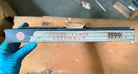 1599 Eis Vintage Nos 1947 Studebaker Hand Brake Cable 48 Inch Length